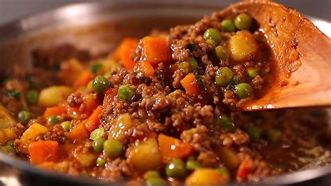 MINCED BEEF STEW - Love To Eat Blog