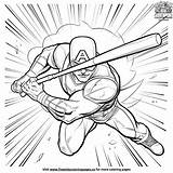 25  Exciting Baseball Coloring Pages sketch template