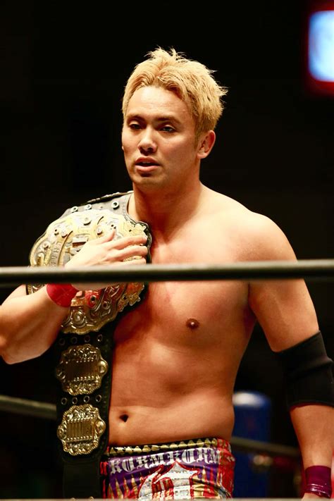 Download Kazuchika Okada Roaring in Victory as the Undisputed NJPW ...