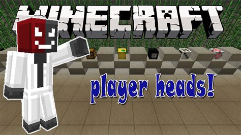 Minecraft Player Heads - YouTube