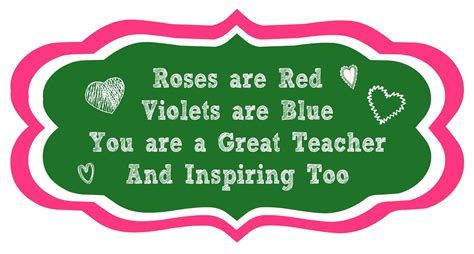 Roses Are Red Printable Teacher Poem - DIY Inspired | Valentines day poems, Roses are red poems ...
