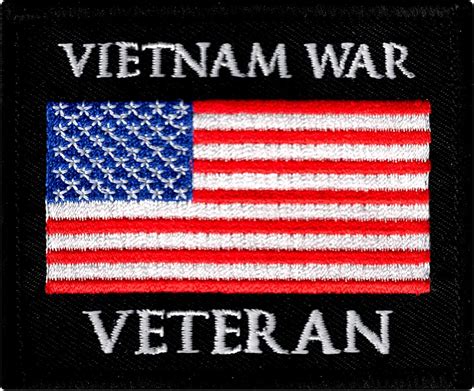 Amazon.com: Vietnam War Veteran Embroidered Patch Military Iron-On ...