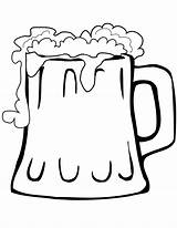 Beer Mug coloring Page  ColouringPages sketch template