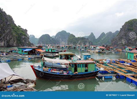 Floating village stock image. Image of heritage, ocean - 5879837