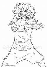 Print Killua Zoldyck coloring Page  Download Or Color Online sketch template