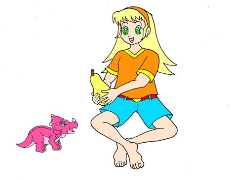 Cera got Tricia fruit raw by Animedino1 on DeviantArt