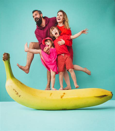 We Took Fun Pics Of Our Family With Giant Tropical Fruits (No Photoshop ...