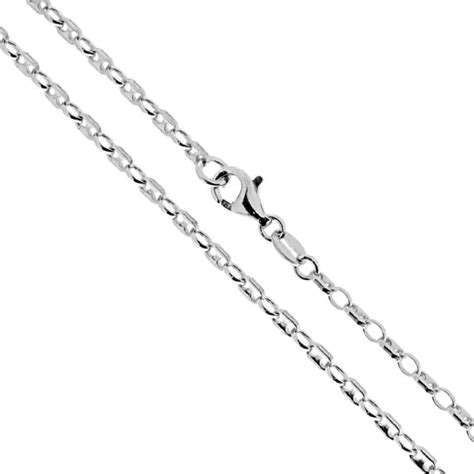 Sterling Silver 2,5mm Marinara Chain - Bamina Jewelry