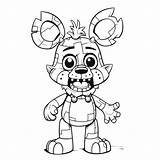 Five Nights Freddy Coloring Pages sketch template