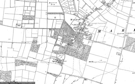 Historic Ordnance Survey Map of Marham, 1881 - Francis Frith