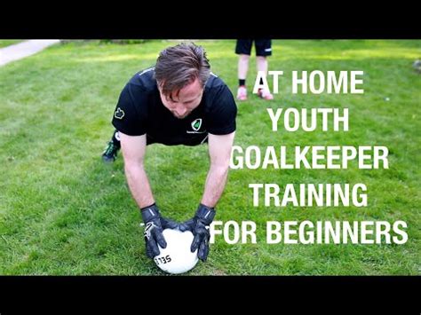 At Home Youth Goalkeeper Handling Training for Beginners | Keeperstop