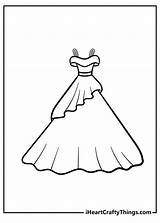 Dress Coloring Pages For Kids sketch template