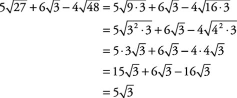 Adding and Subtracting Radical Expressions