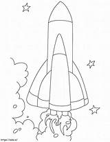 Perfect Spaceship coloring Page sketch template