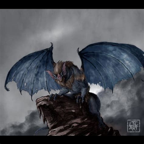 ArtStation - Bat Dragon: Concept, Illustration and Animation