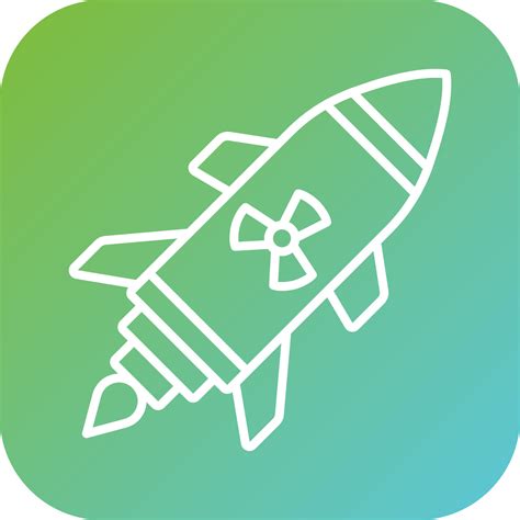 Missile Vector Icon Style 22294314 Vector Art at Vecteezy