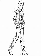 Michael Jackson Coloring Pages To Print  Free Printable sketch template