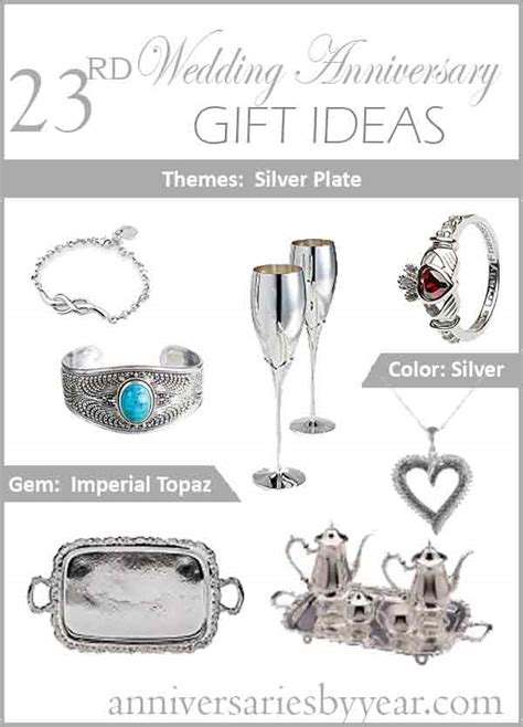 23rd Anniversary - Twentythird Wedding Anniversary Gift Ideas