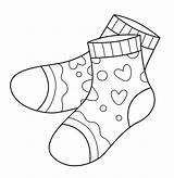 Printable Socks Coloring Pages Free For Kids And Adults sketch template