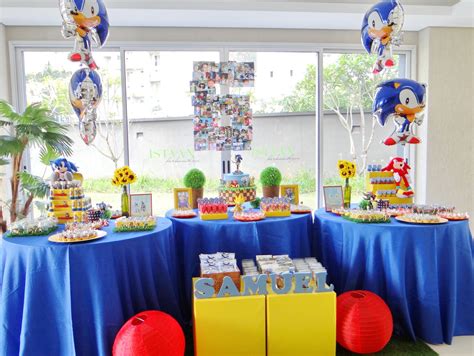 Pin de Gabriela Fiuza em Mario & Sonic parties | Festa sonic, Festa ...