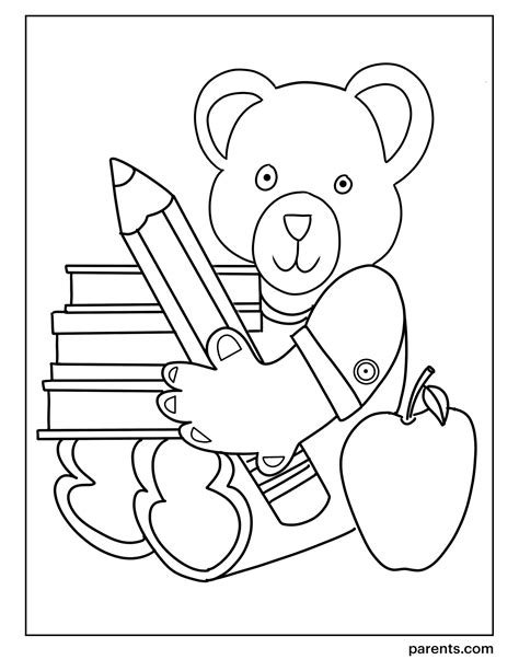 First Day Of Pre K Coloring Pages