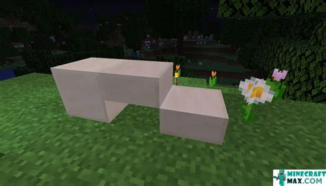 How to make Smooth Quartz Slab in Minecraft | Minecraft-Max.com