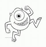 Free Mike Wazowski Coloring Pages Download  sketch template