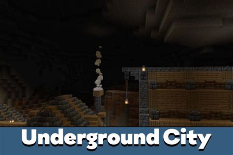 Download Underground City Map for Minecraft PE - Underground City Map for MCPE