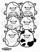 Squishmallow Sea Cows Coloring Page Printable  Etsy Free sketch template