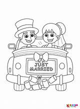 Groom Bride Coloring Pages Printable Wedding Coloringpagesfortoddlers  sketch template