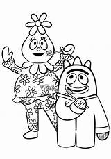 Yo Gabba Coloring Pages  Best For Kids sketch template