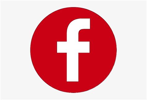 Facebook Icon - Red - Facebook Icon Vector 2018 Transparent PNG ...