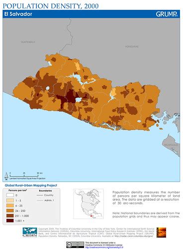El Salvador: Population Density, 2000 | Population density m… | Flickr