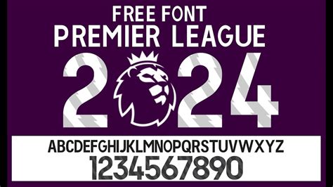 Premiere League Font 2024 CorelDraw - Free Download Font Football - YouTube