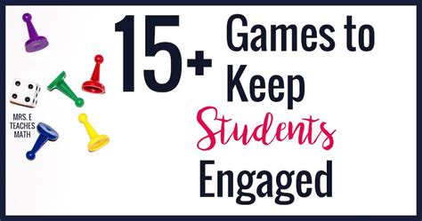 15+ Math Games to Keep Students Engaged | Mrs. E Teaches Math