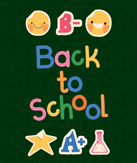 poster of back to school 21387426 Vector Art at Vecteezy