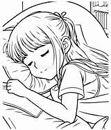 Little Girl Sleeping Coloring Pages At James Oneill Blog sketch template