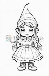 Christmas Elves Coloring Pages Collections For All Ages sketch template