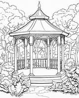 Gazebo Coloring Images  Free Download On Freepik sketch template