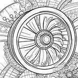 Wheel Coloring Page 67524 53459 sketch template