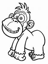 Apes coloring pages sketch template