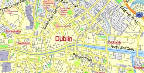 Printable Map Of Dublin