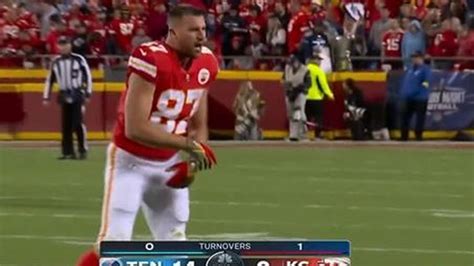 Travis Kelce Slammed For Throwing Helmet Furiously After Missing ...