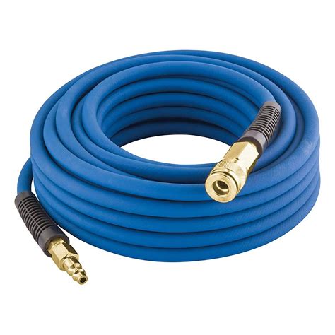 Estwing E1450PVCR 1/4" x 50' PVC / Rubber Hybrid Air Hose with Brass 1/ ...