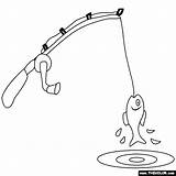 Fish Hooks Coloring Pages sketch template