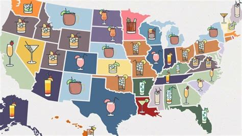 The Most Popular Cocktails in Each State! | Popular cocktails, Most ...