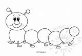 Caterpillar  Coloring Page sketch template