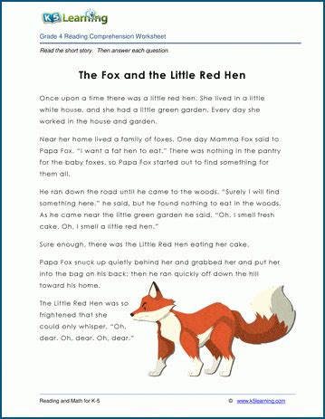 the little red hen story printable pdf - Ferne Mooney