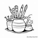 Pottery Coloring Pages  Free & Printable sketch template