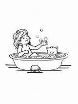 Hygiene coloring Pages sketch template